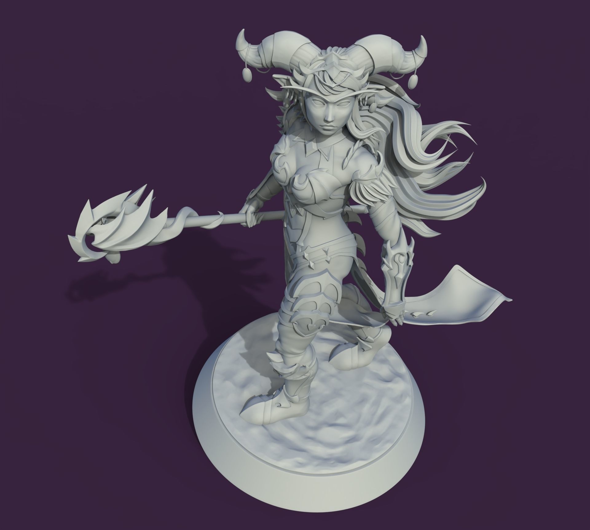 Alextrasza World Of Warcraft 3D print model_6
