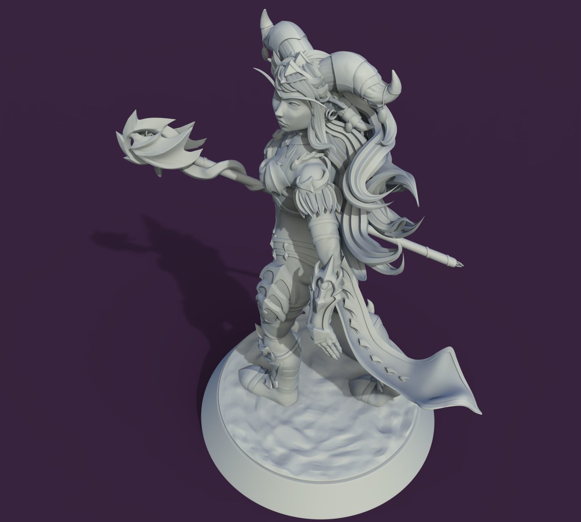 Alextrasza World Of Warcraft 3D print model_9