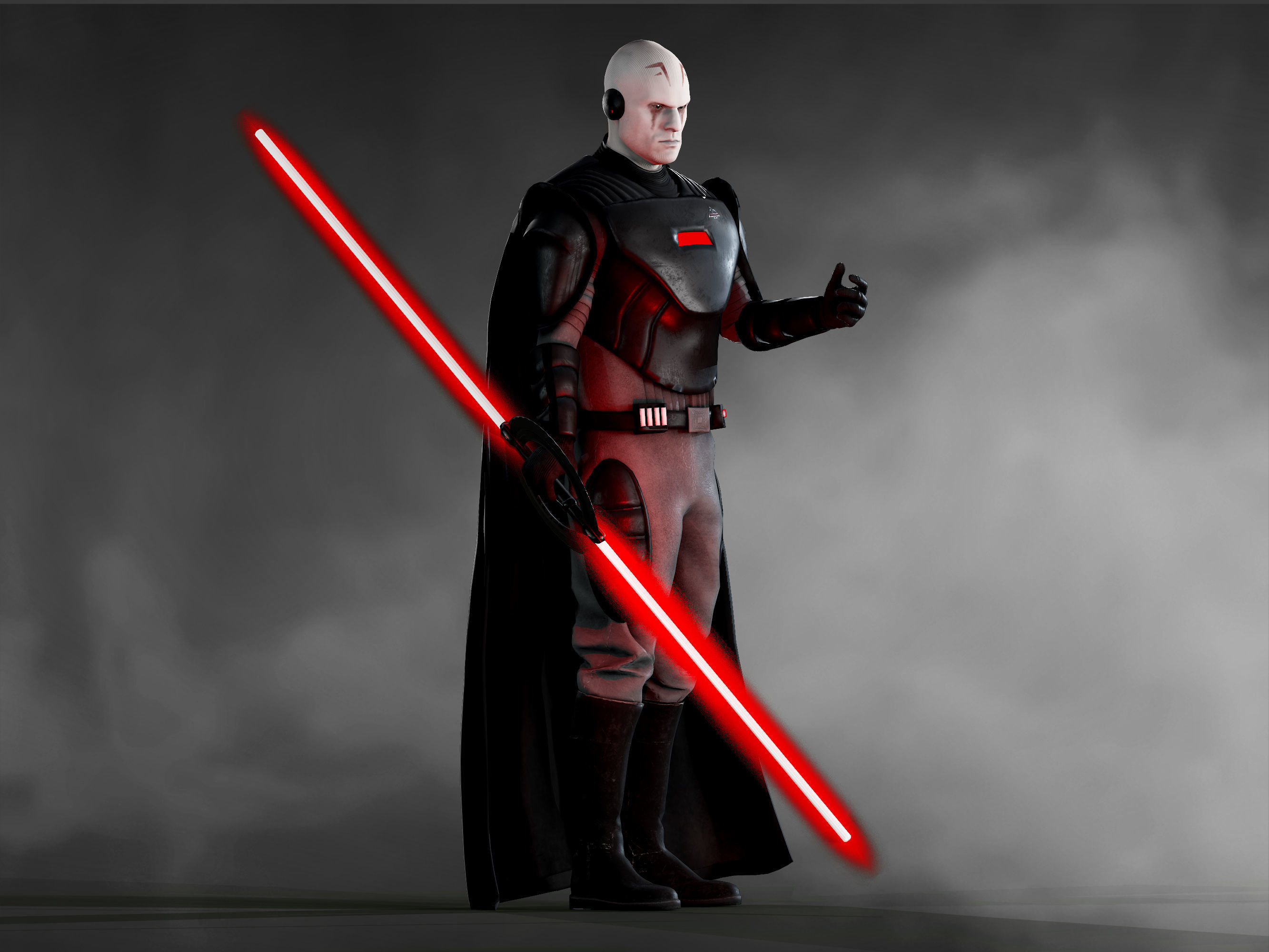 Grand Inquisitor Low-poly 3D model_7