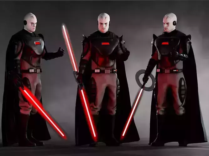 Grand Inquisitor Low-poly 3D model