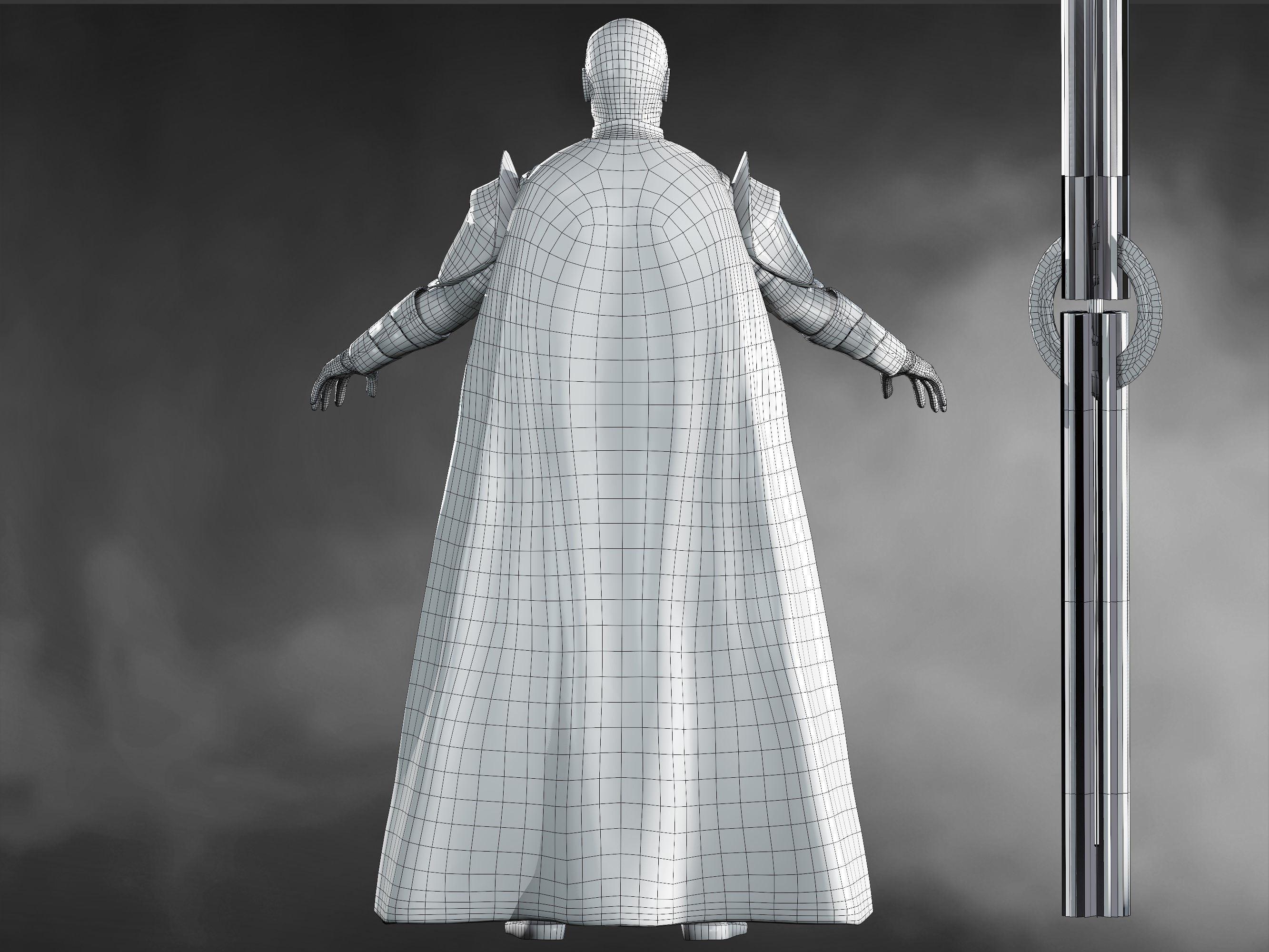 Grand Inquisitor Low-poly 3D model_10