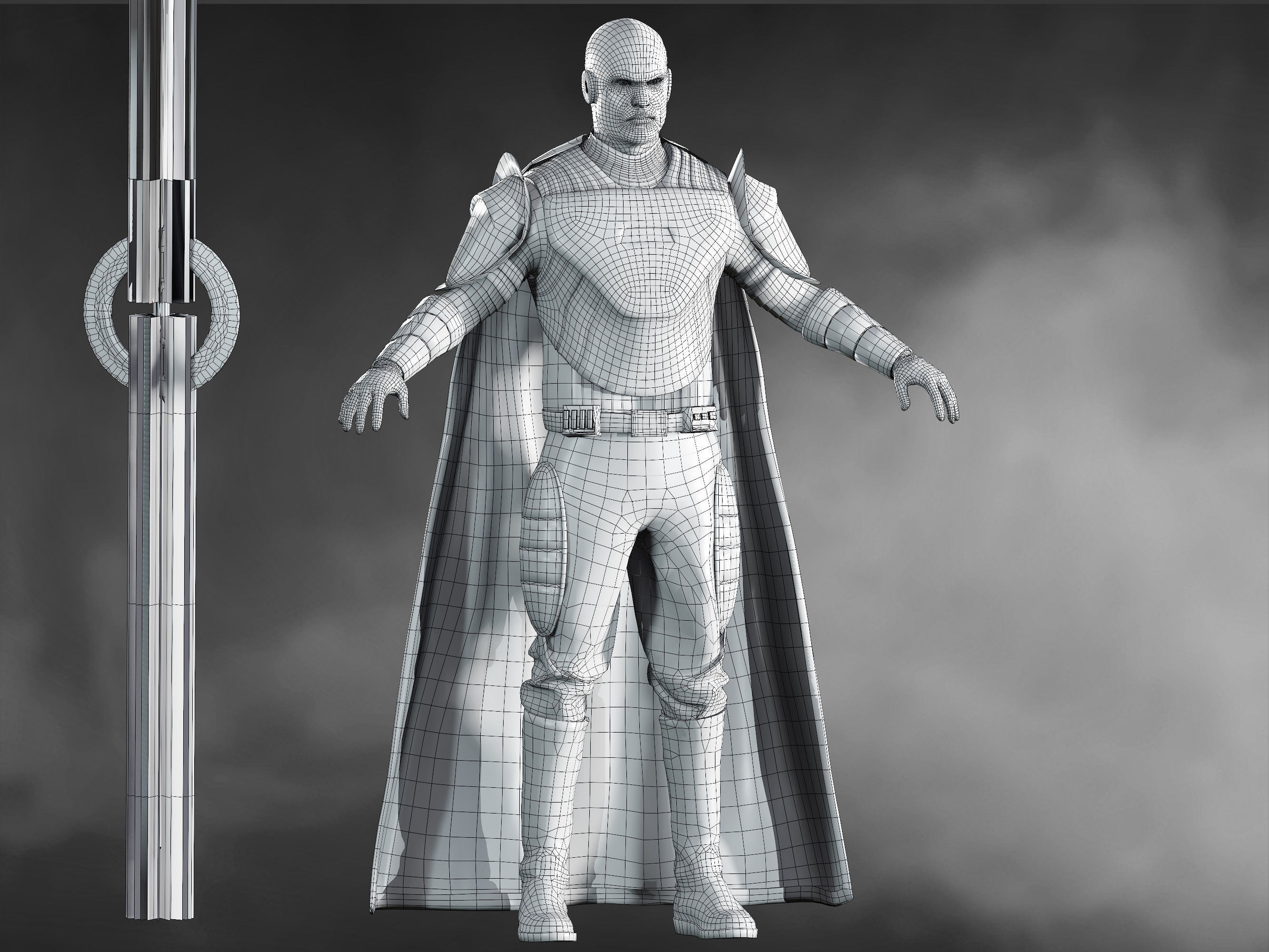 Grand Inquisitor Low-poly 3D model_11