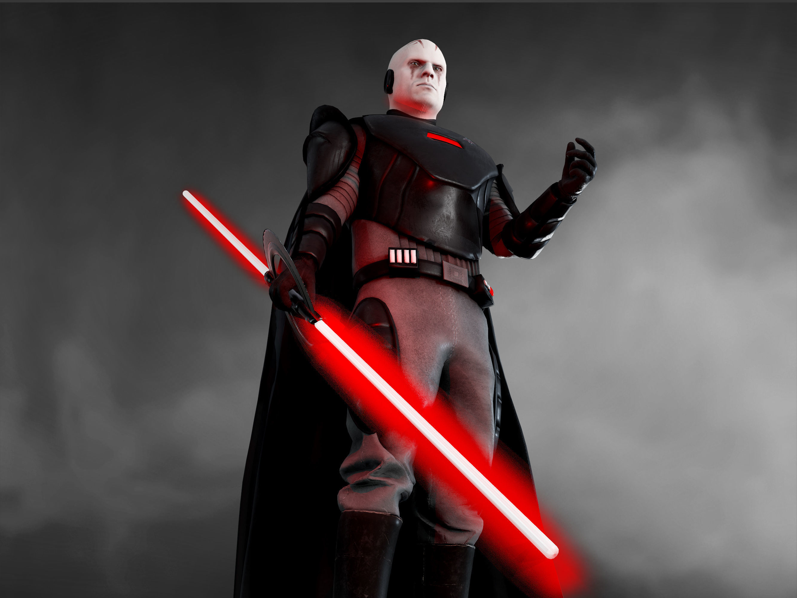 Grand Inquisitor Low-poly 3D model_2