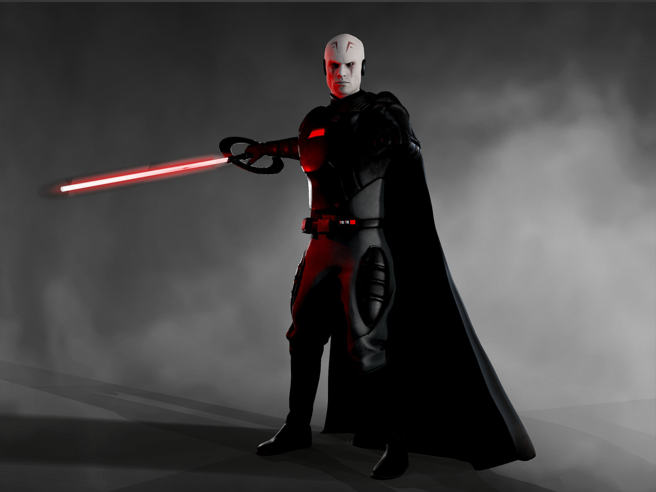Grand Inquisitor Low-poly 3D model_1