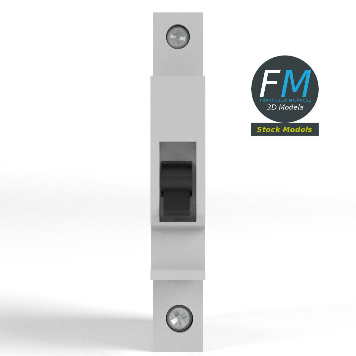 Electrical automatic switch 3D model_3