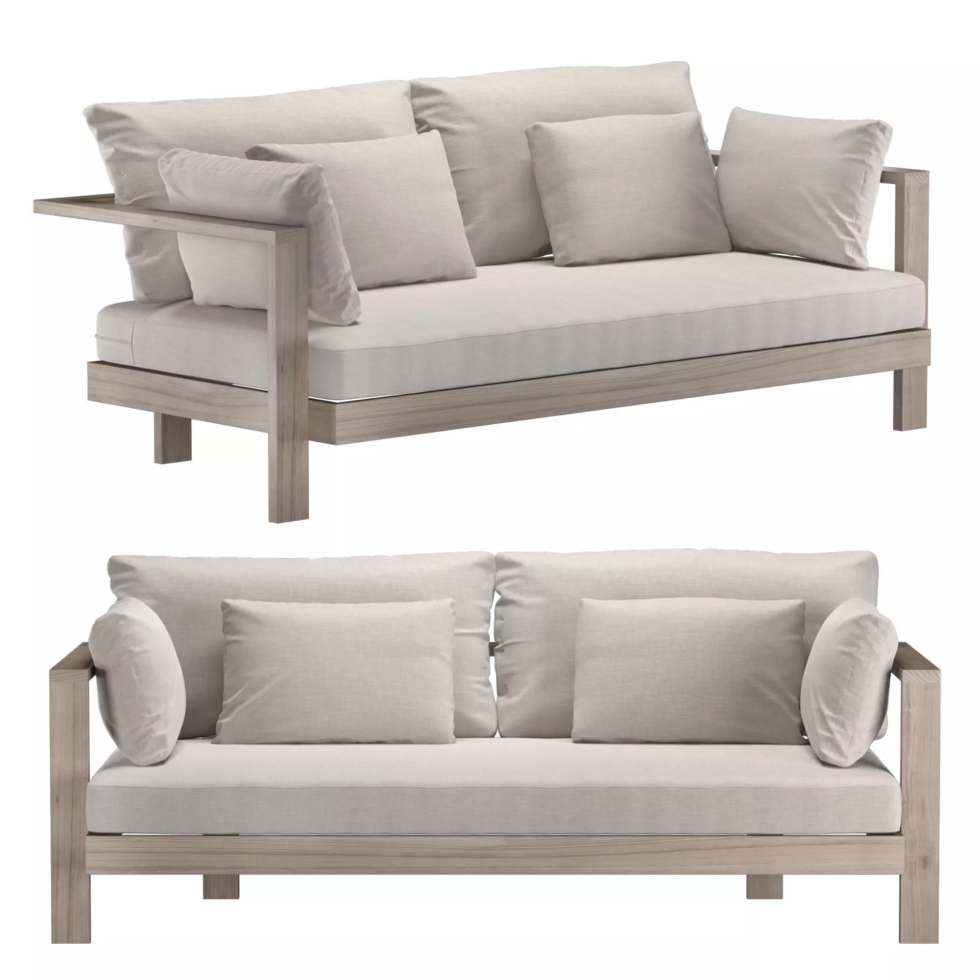 Pure Sofa 3D model_0