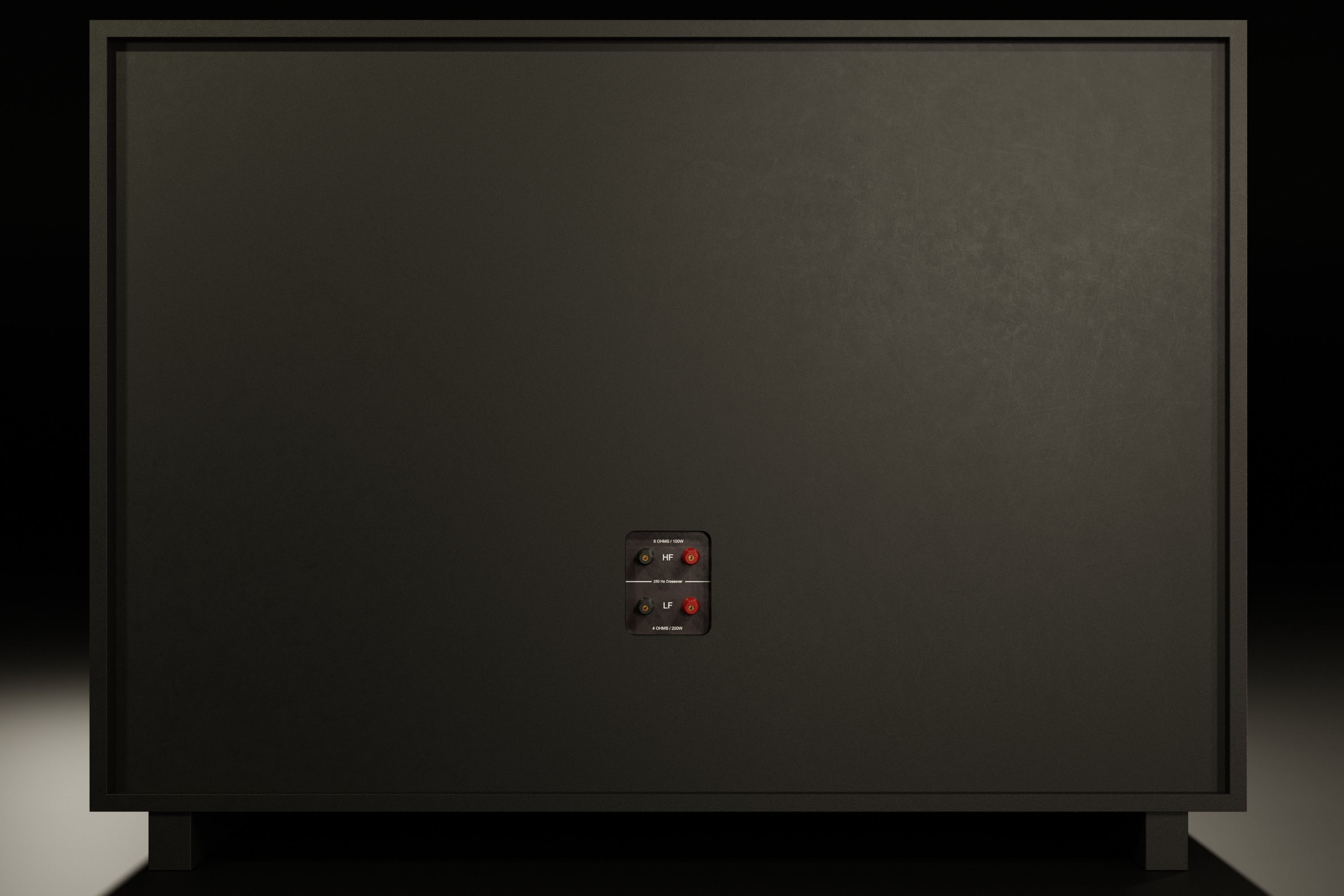 JBL 4350 Studio Monitors in Black 3D model_12