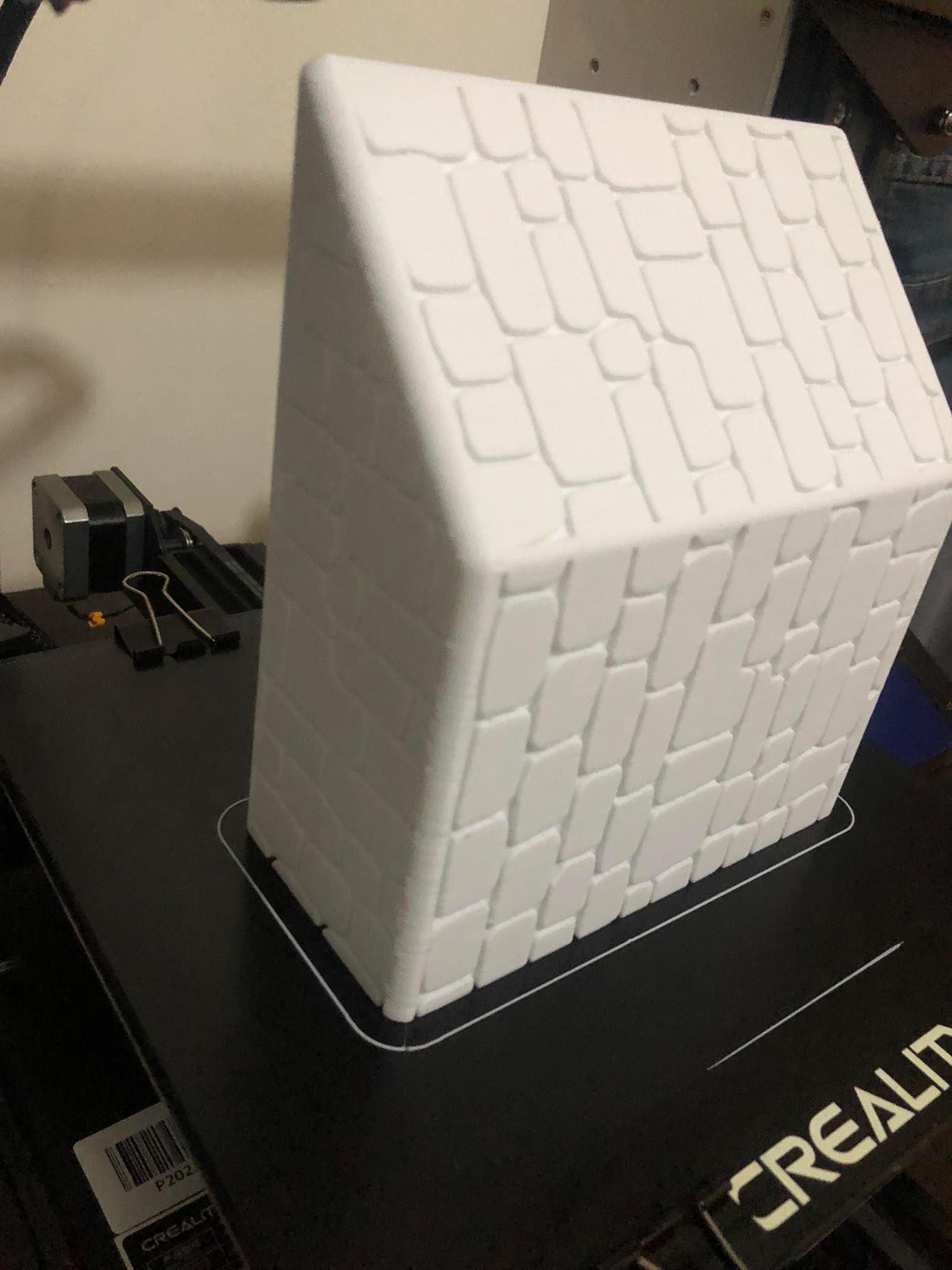 Mailbox wooden house number 3D print model_16