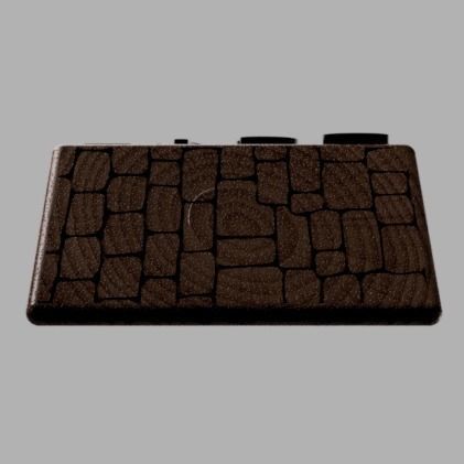 Mailbox wooden house number 3D print model_6