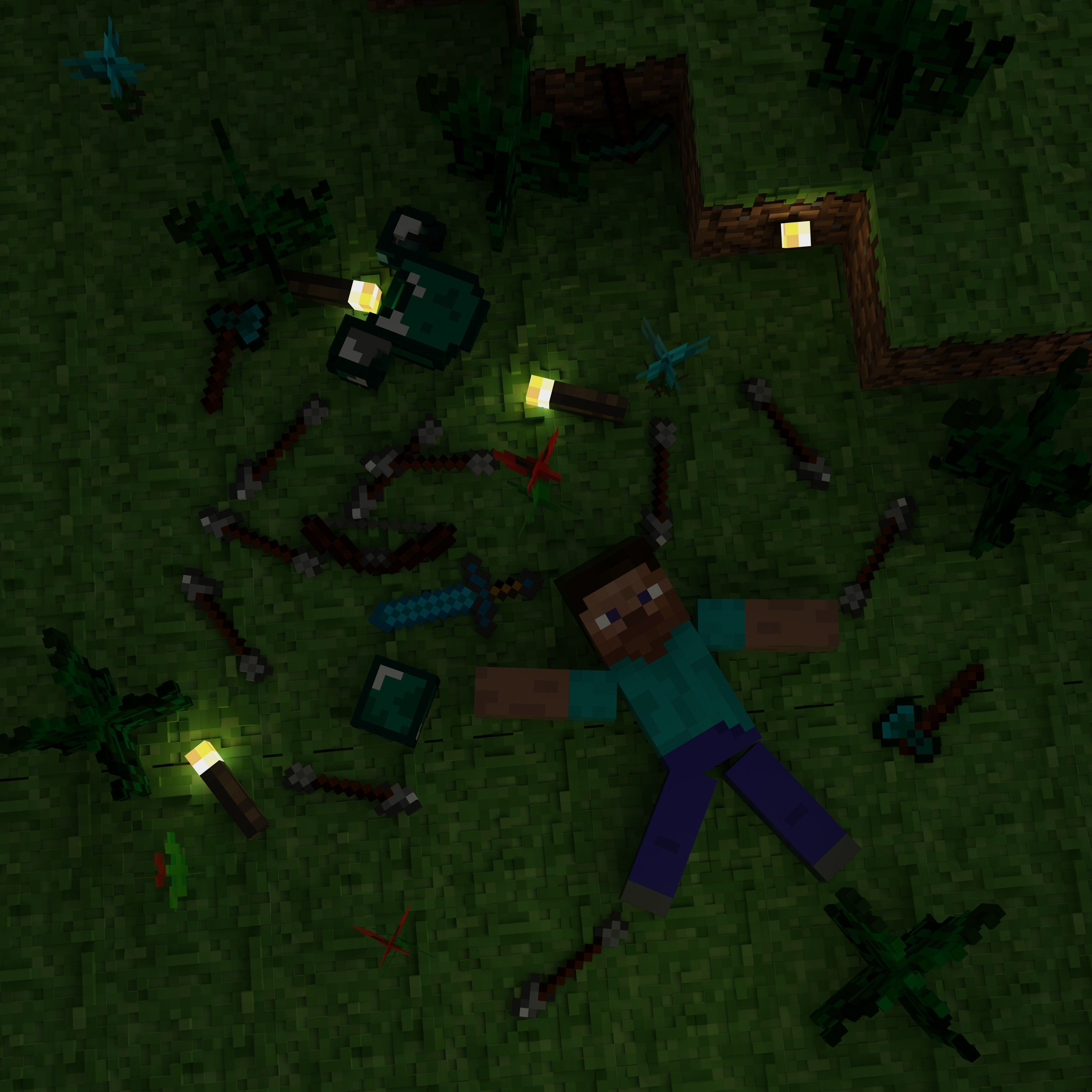 Minecraft basic pack  Free low-poly 3D model_2