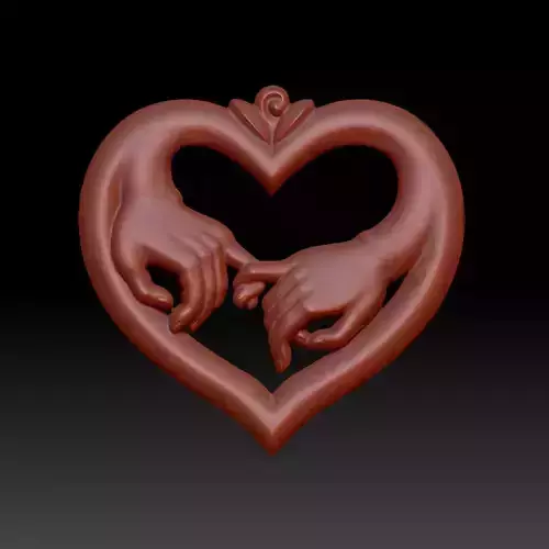 heart with hands