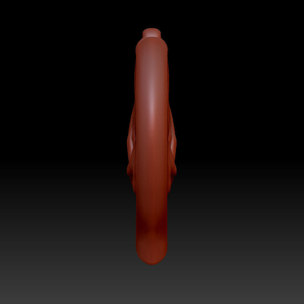 heart with hands 3D print model_2