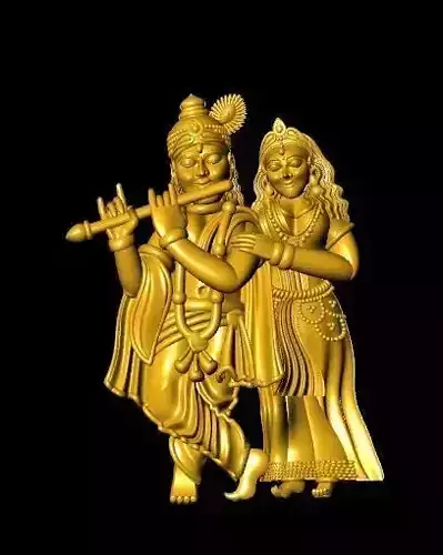 Radha krishna 3D print model