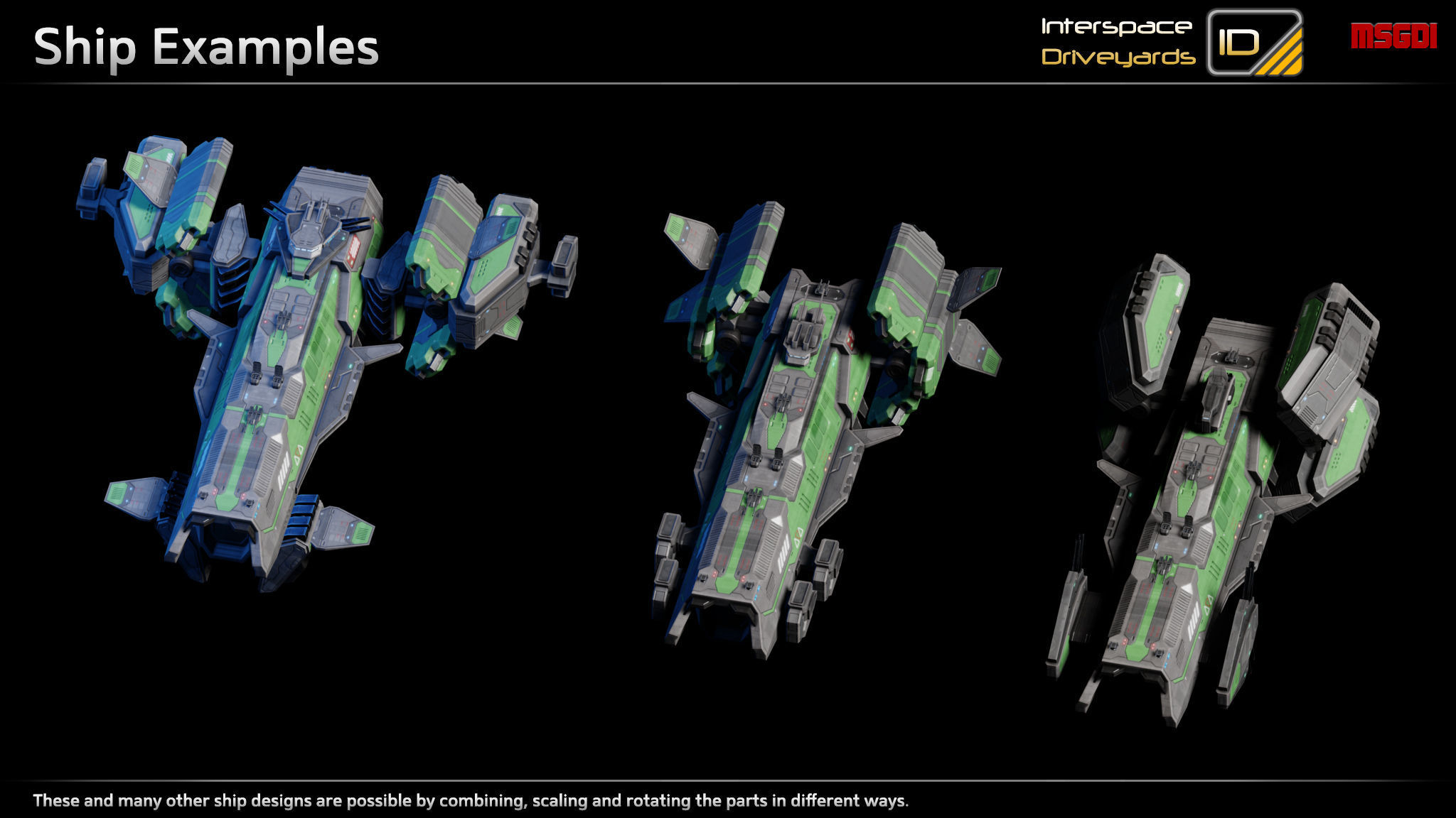 Hannibal Class Destroyer Low-poly 3D model_2