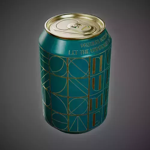 Soda Cans Game Ready Model 