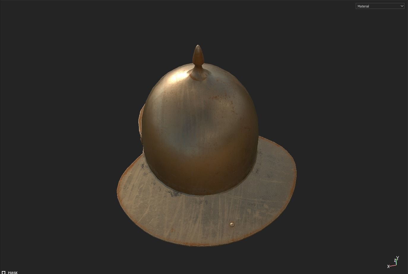 Roman Helmet 02 Low-poly 3D model_23