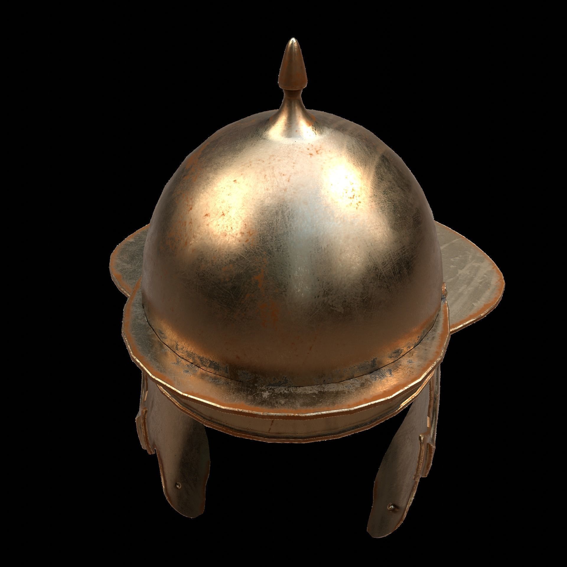 Roman Helmet 02 Low-poly 3D model_19