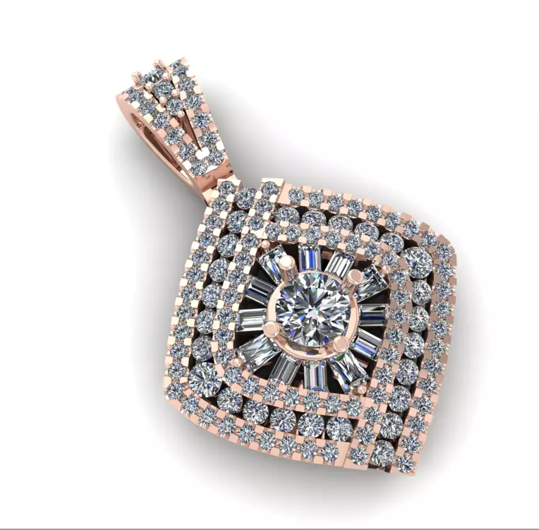 Pendants Full Diamond 3D print model