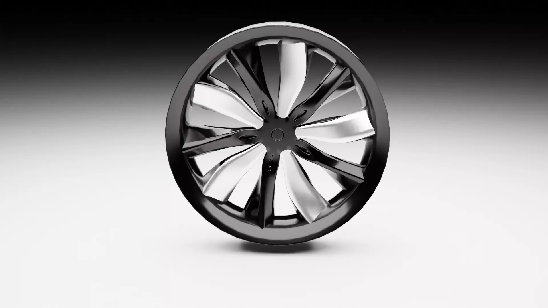 Tesla modal X wheel rim Free 3D model