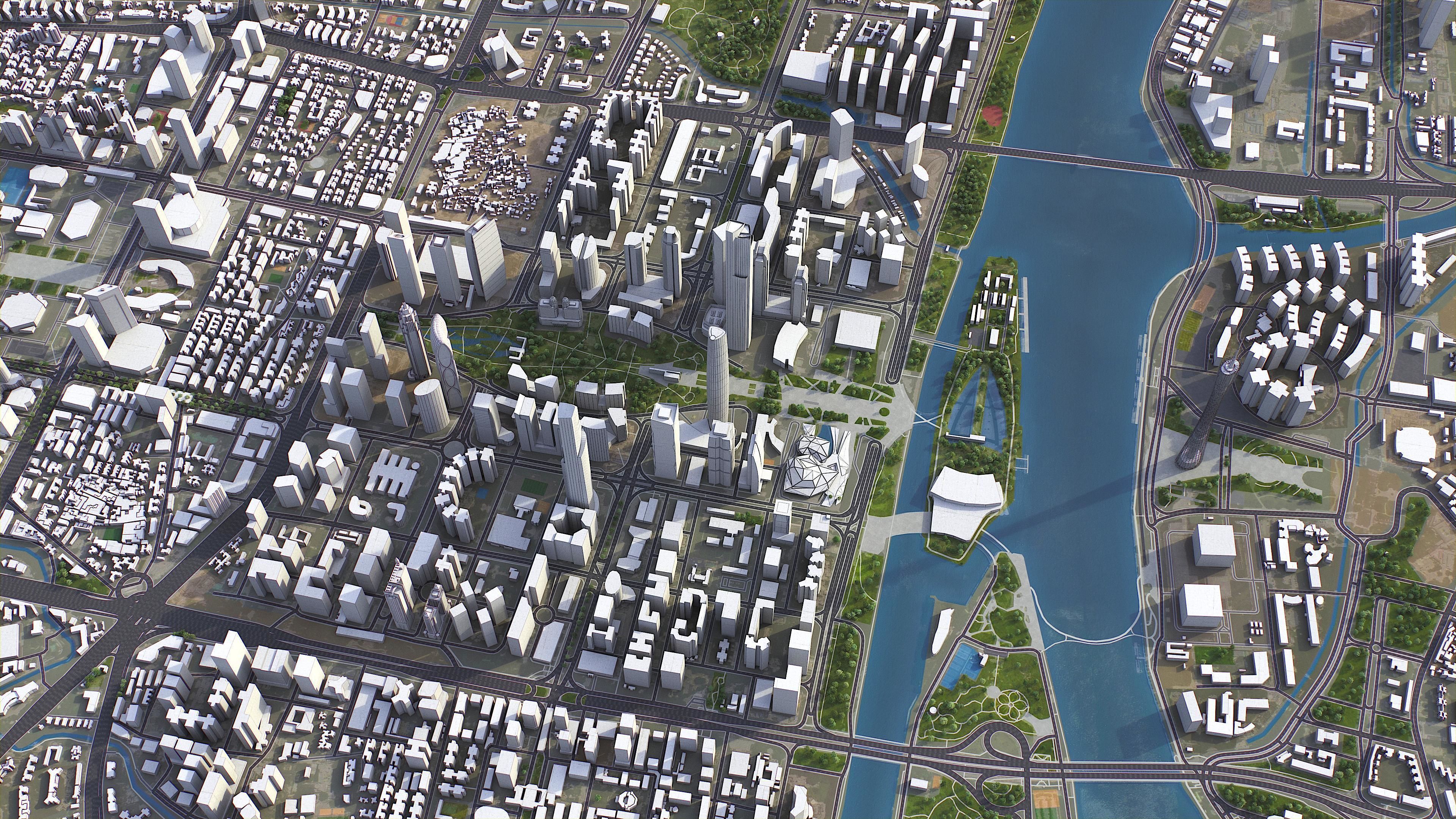 Guangzhou Low-poly 3D model_2