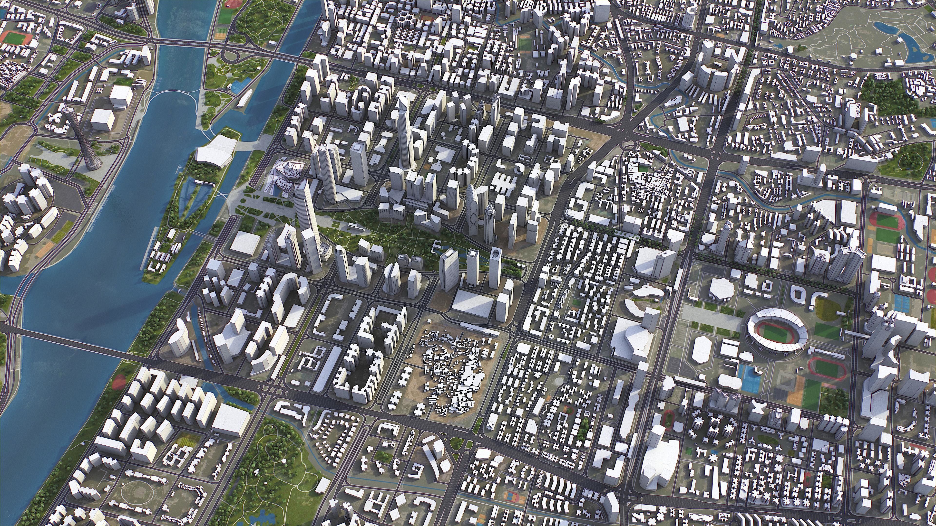 Guangzhou Low-poly 3D model_4