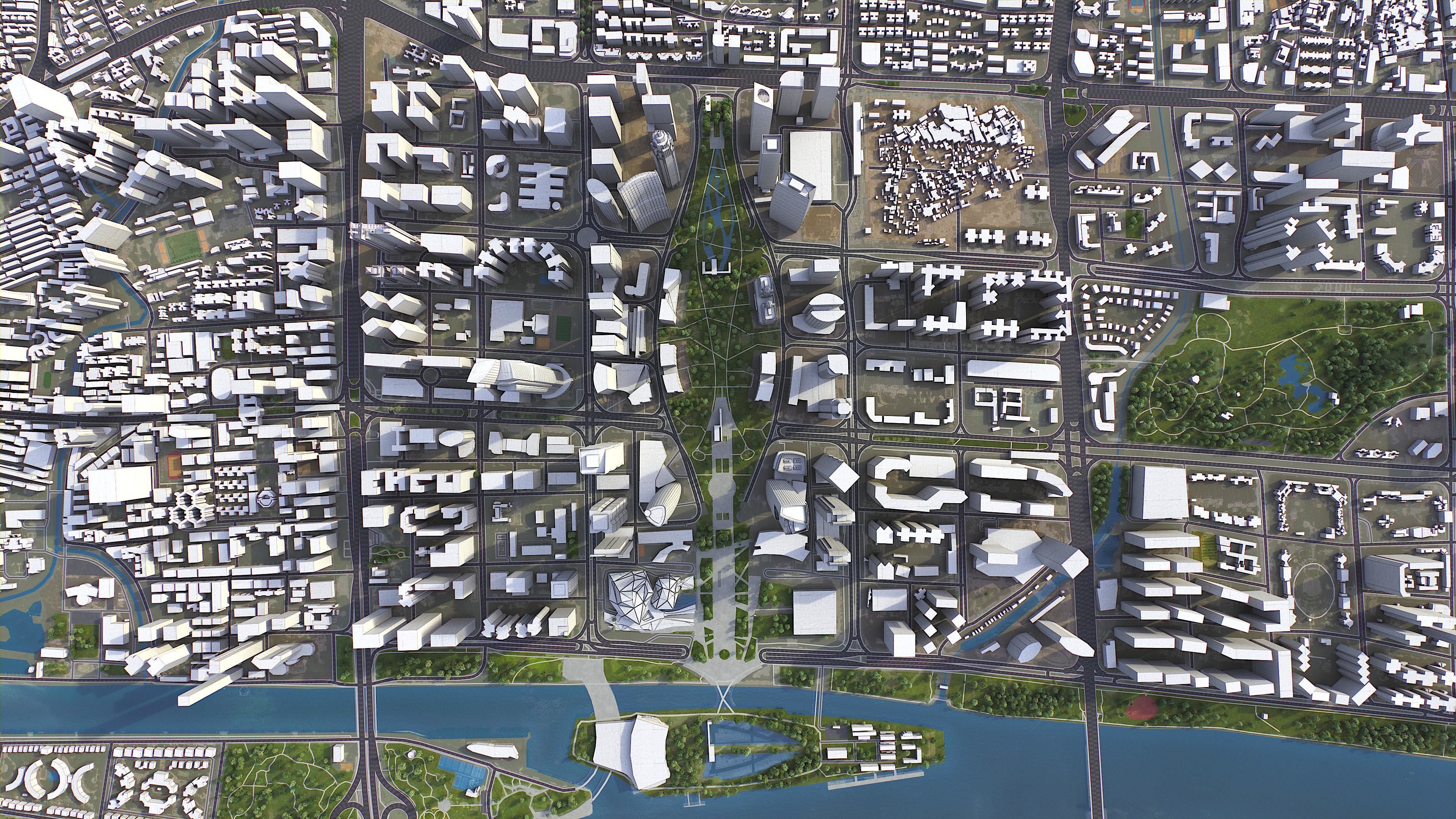 Guangzhou Low-poly 3D model_5