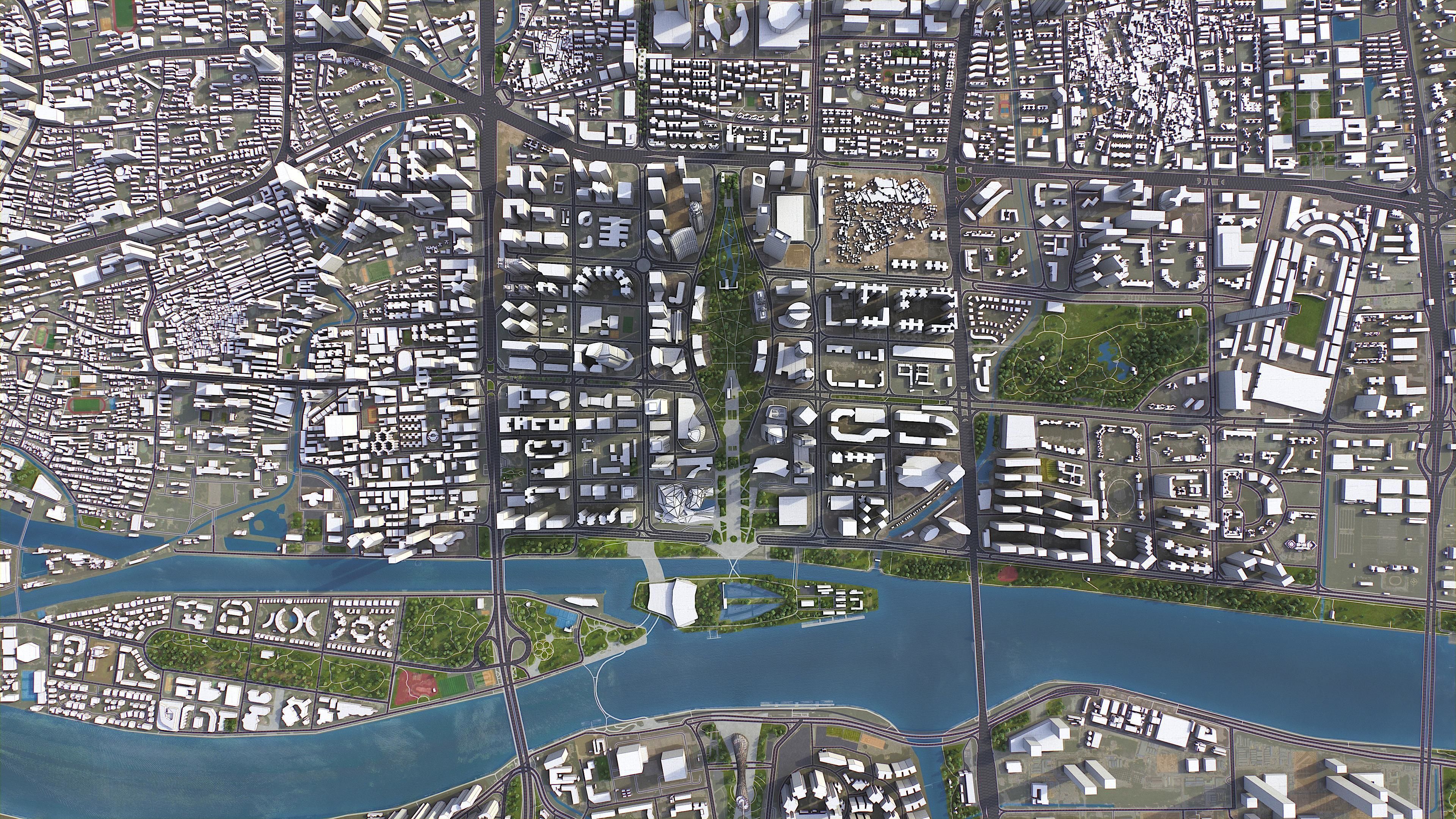 Guangzhou Low-poly 3D model_6