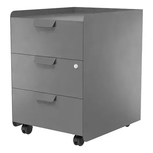 TROTTEN TROTTEN - Curbstone with 3 drawers on wheels