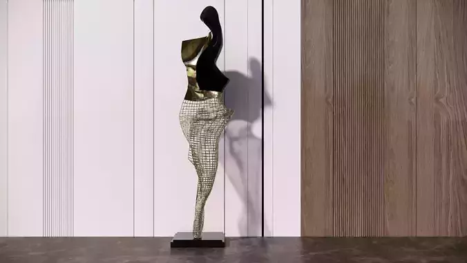 modern style abstract figure sculpture