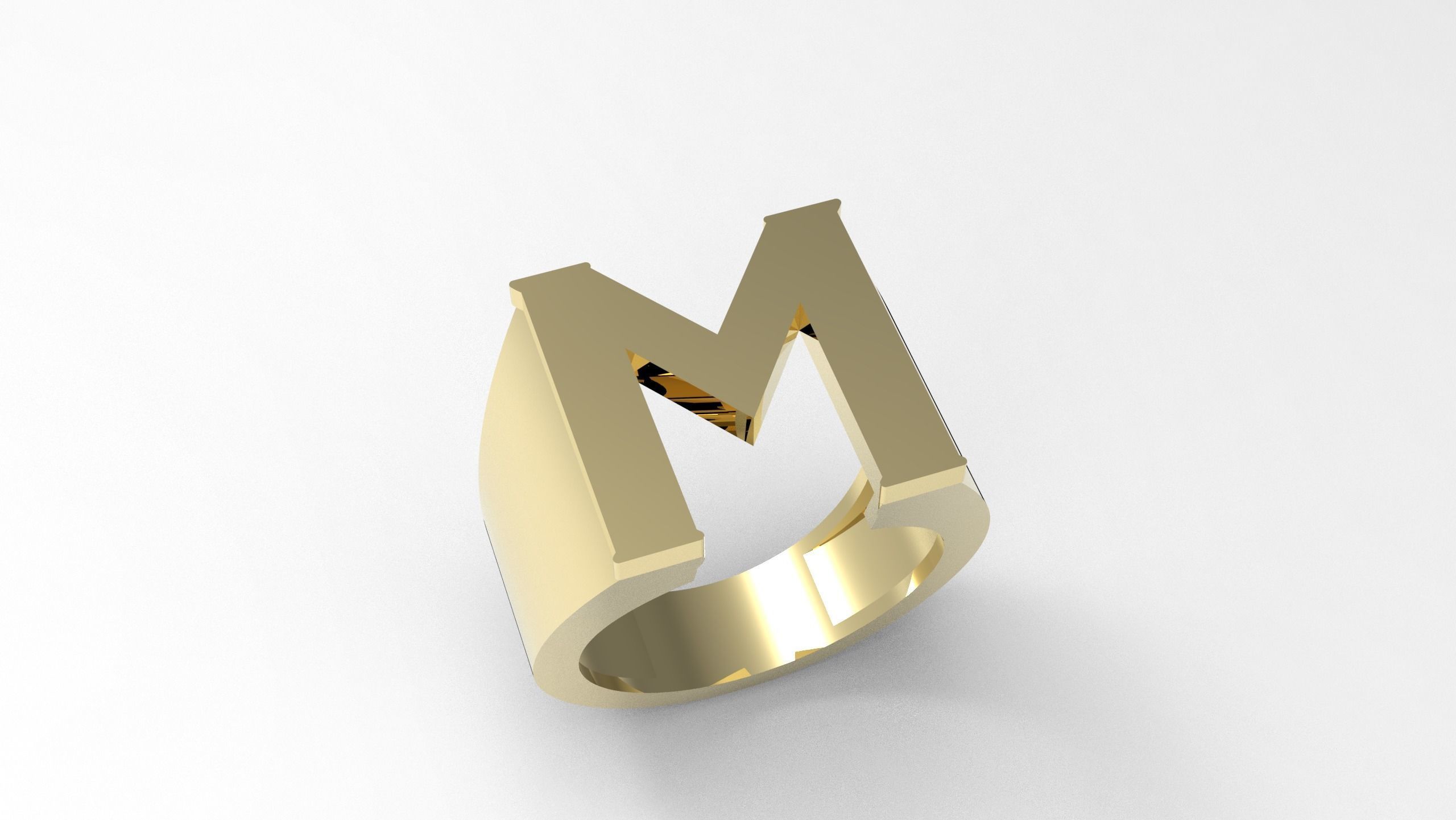 M and K Ring  3D print model_8