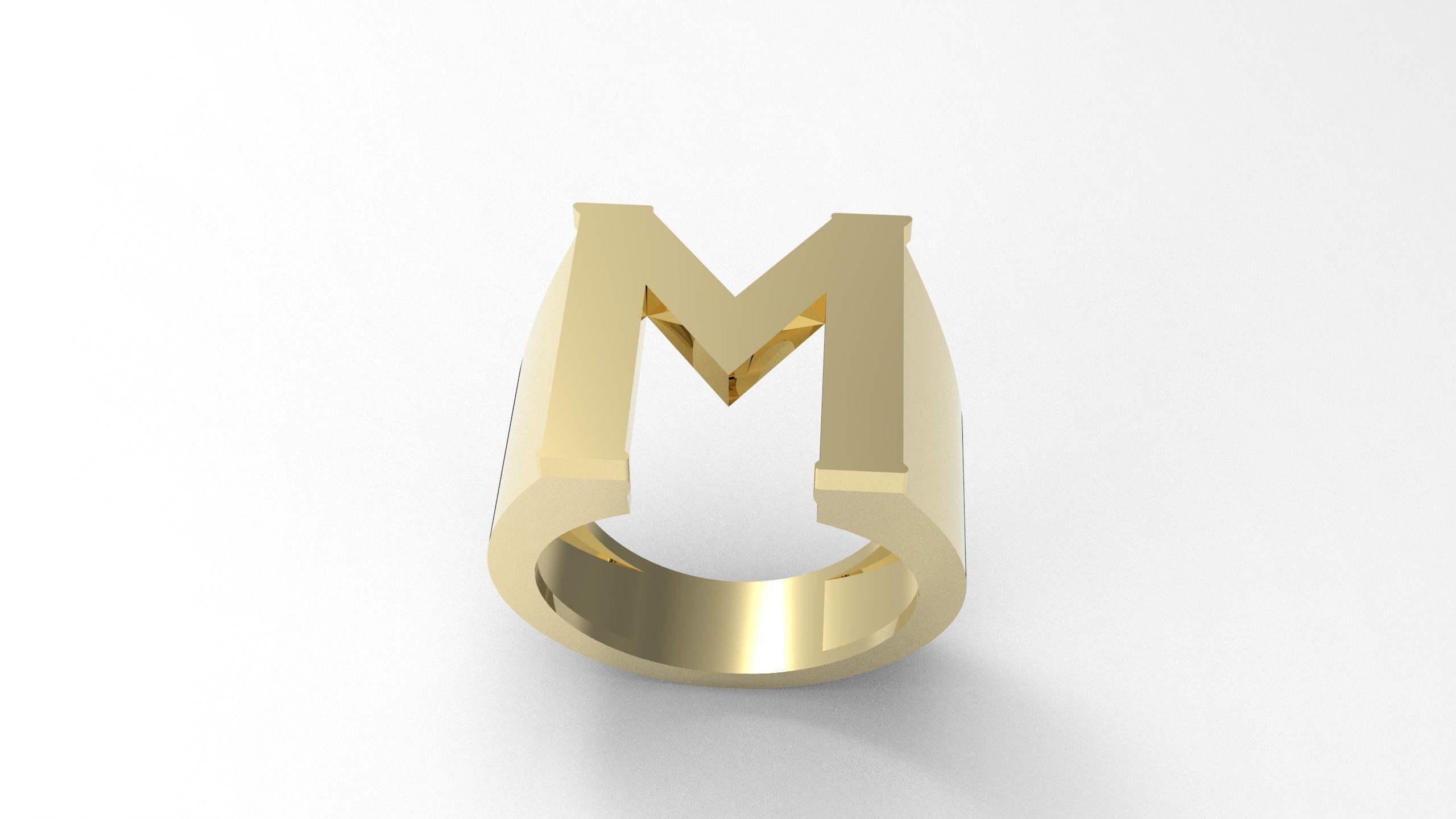 M and K Ring  3D print model_6