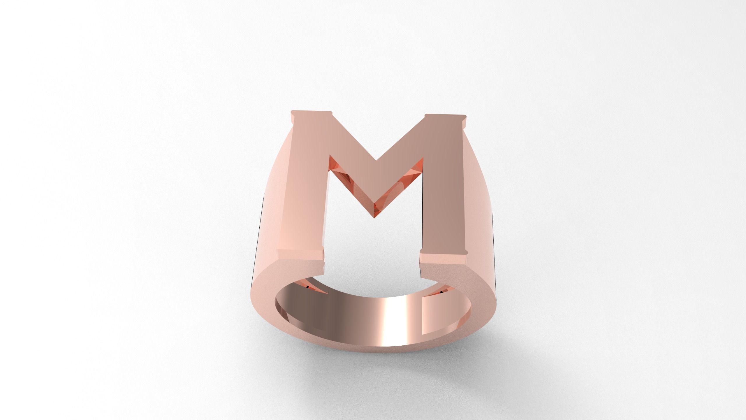 M and K Ring  3D print model_12