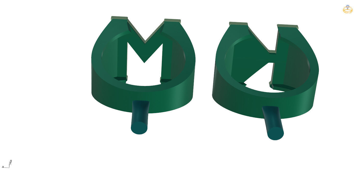 M and K Ring  3D print model_25