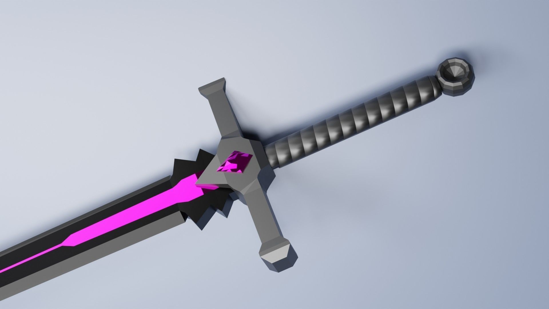 Sword003 sword Free 3D model_1
