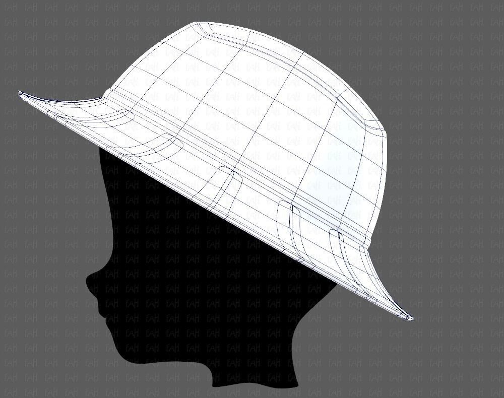 Cap V20 Low-poly 3D model_15