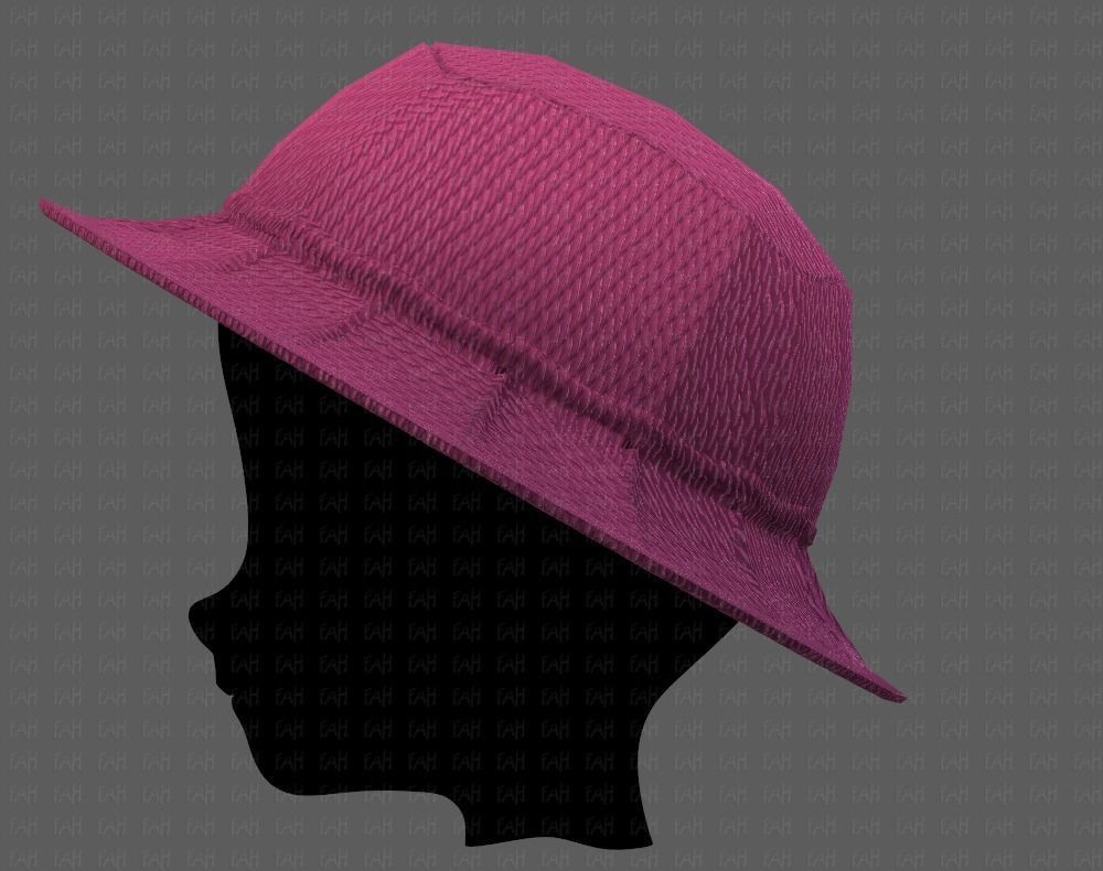 Cap V20 Low-poly 3D model_22