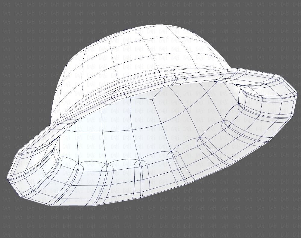 Cap V20 Low-poly 3D model_38