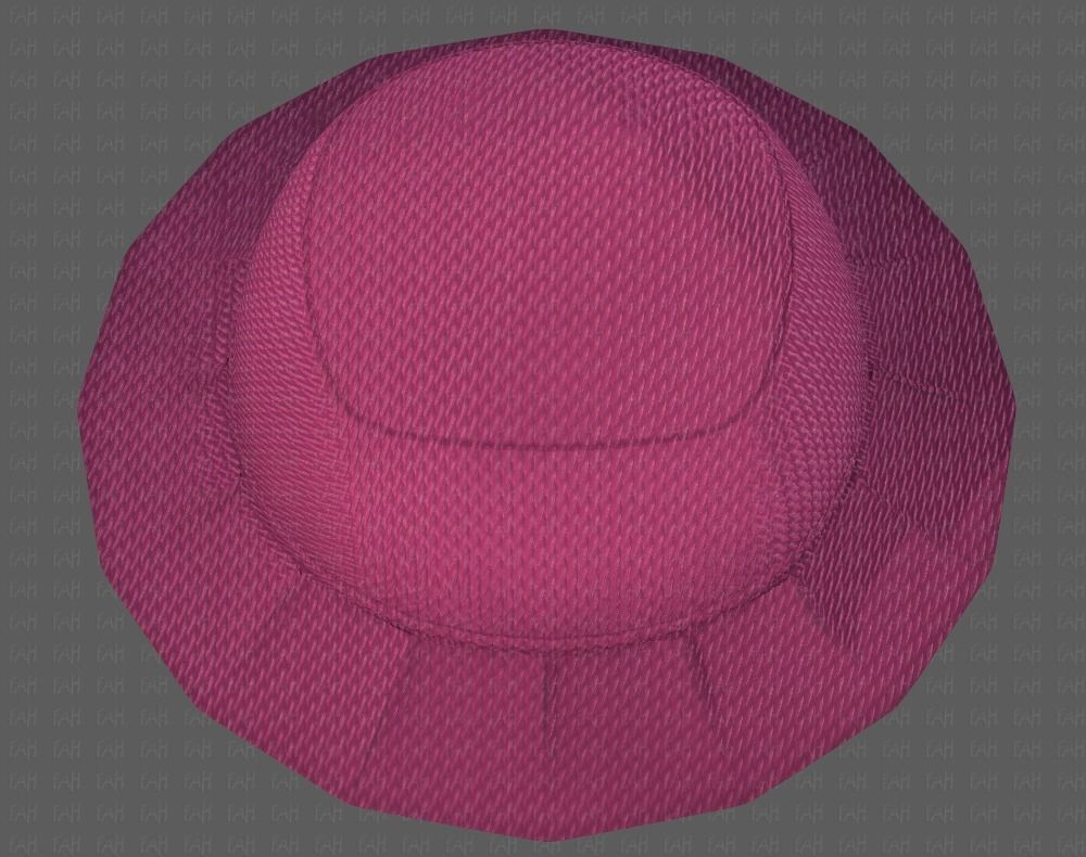 Cap V20 Low-poly 3D model_33
