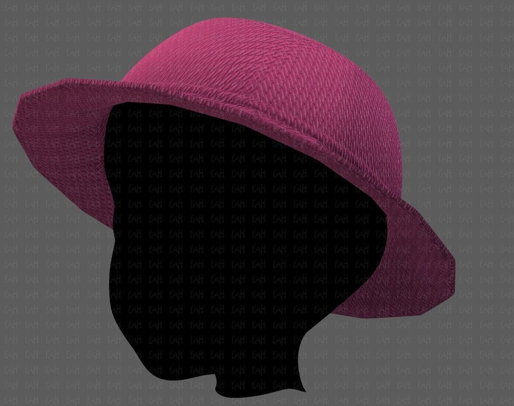 Cap V20 Low-poly 3D model_8