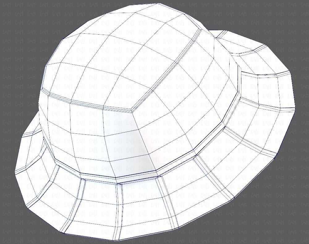 Cap V20 Low-poly 3D model_44