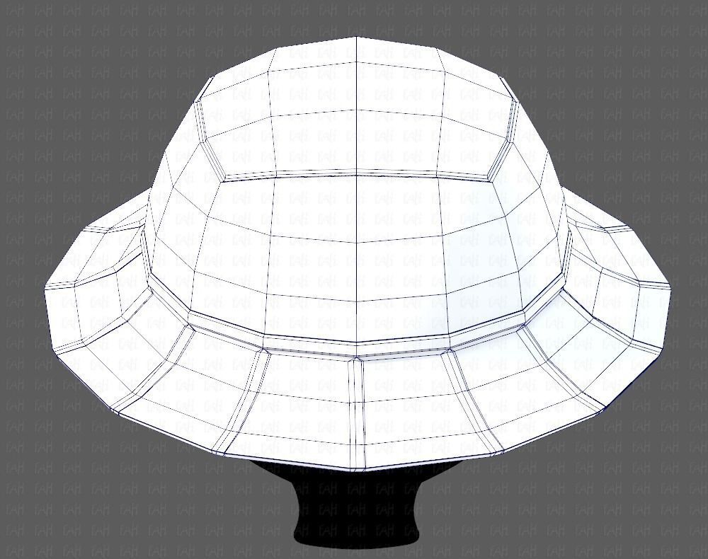 Cap V20 Low-poly 3D model_29
