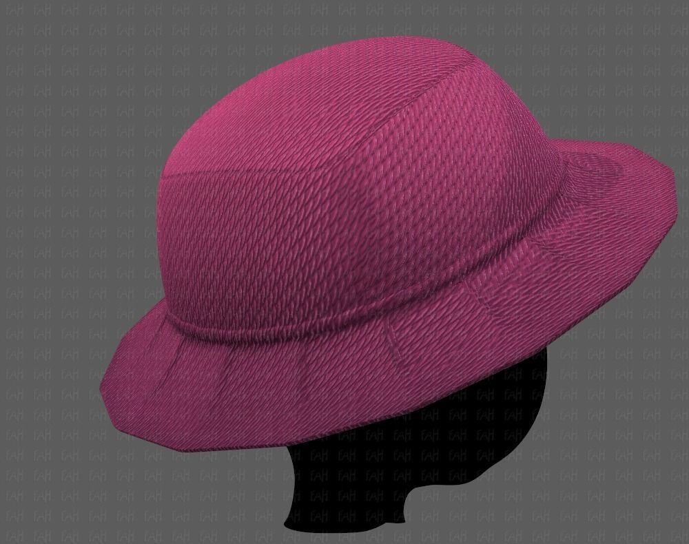 Cap V20 Low-poly 3D model_4