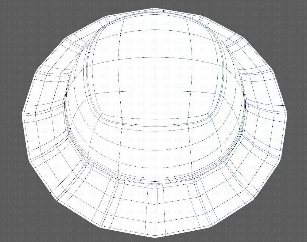 Cap V20 Low-poly 3D model_34