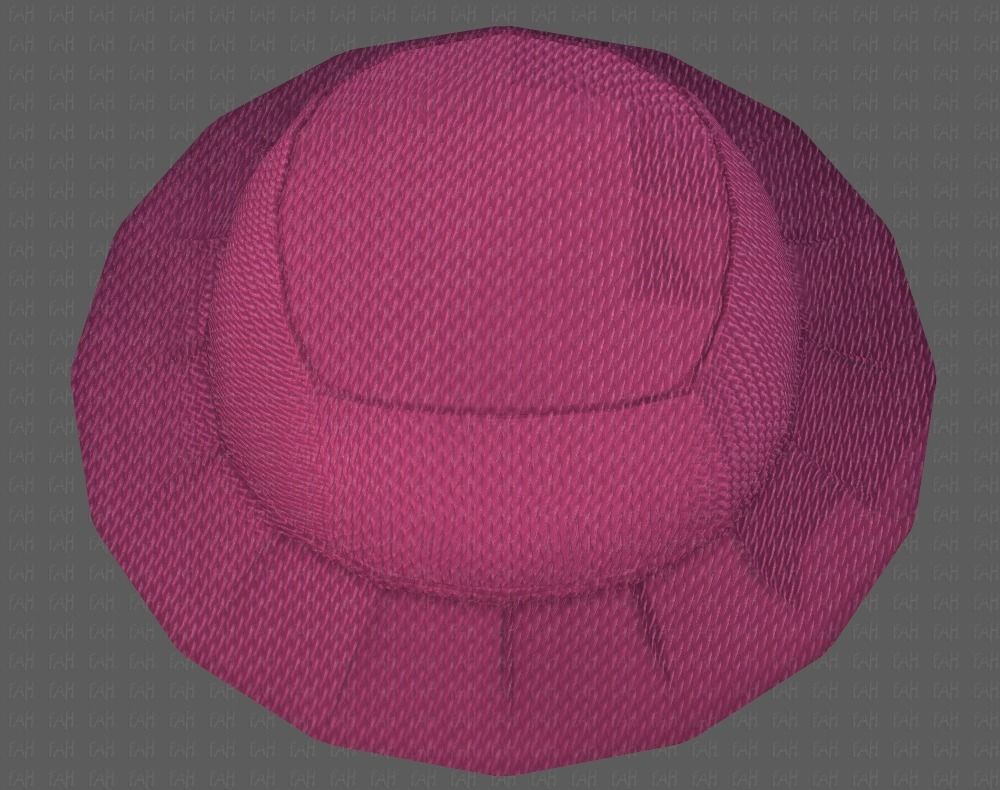 Cap V20 Low-poly 3D model_35