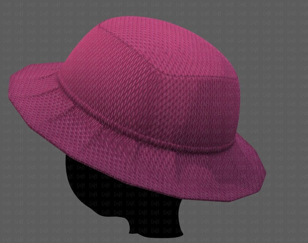 Cap V20 Low-poly 3D model_6