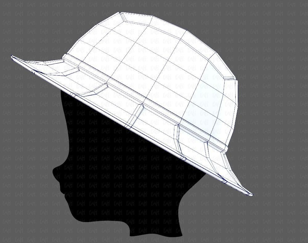 Cap V20 Low-poly 3D model_31