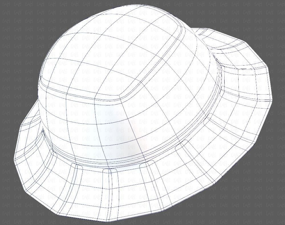 Cap V20 Low-poly 3D model_42