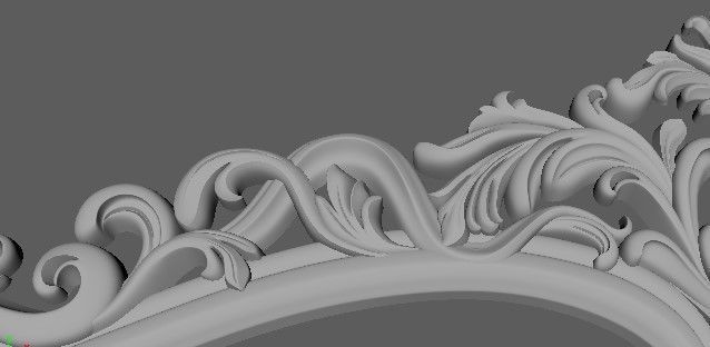 headboard and footboard 3D model_7