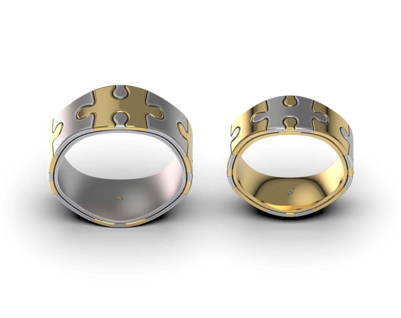 Puzzle Band WR 04 3D print model_3