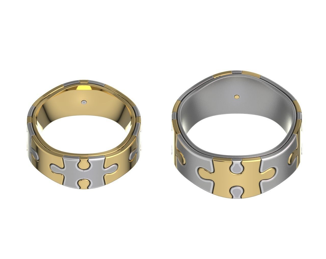 Puzzle Band WR 04 3D print model_5